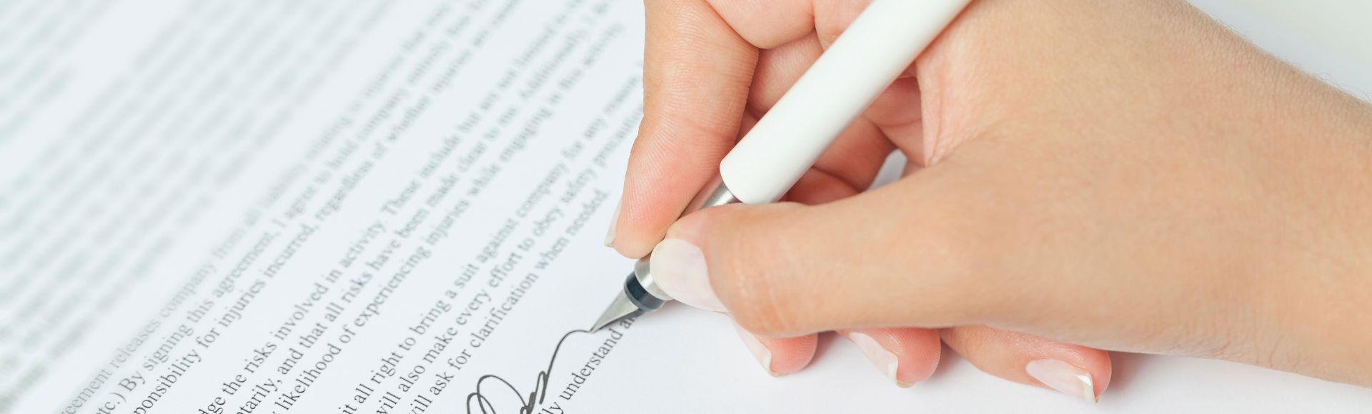 Firma de contrato